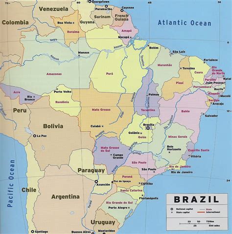 capital of brazil on map|states of brazil map.